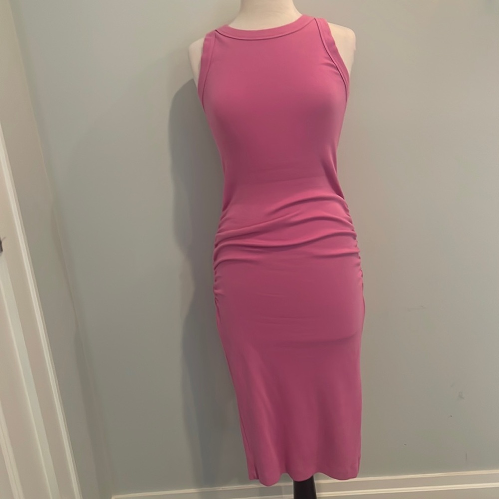 Michael Stars Wren Ribbed Midi Dress